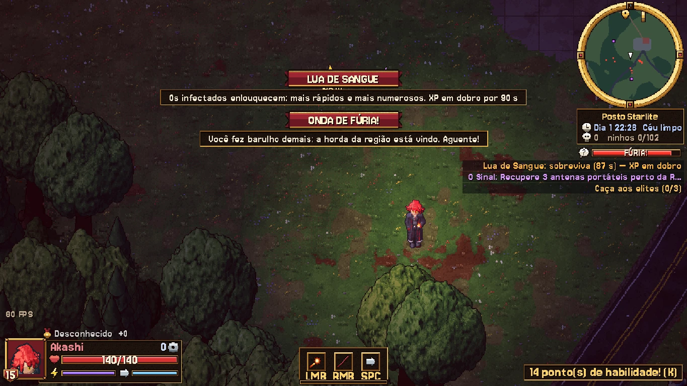 A blood-moon development capture with the Fury Wave interface.