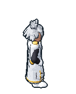 Satoshi performing his original three-strike right-click sword combo.